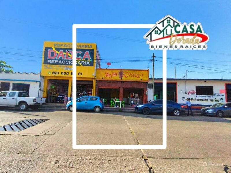 LOCAL EN VENTA EN TRANSISTMICA, COATZACOALCOS, VER.